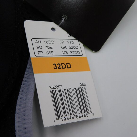 Wacoal Kerri Wirefree Sports Bra | Black & Gray | Athleisure Gym | NWT | 32DD - Picture 6 of 8